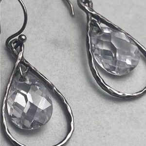 Silpada Elegant Silver Teardrop Earrings